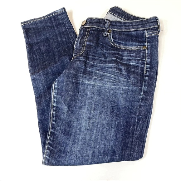 Kut from the Kloth Womens Jeans Size 10 Audrey Skinny Dark Wash Blue Denim #0600 - Picture 1 of 12